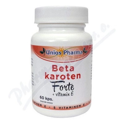 Uniospharma Beta karoten Forte s vitamínem E 60 tablet – Hledejceny.cz