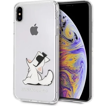 KARL LAGERFELD iPhone Xs Max hardcase transparent Choupette Fun (KLHCI65CFNRC)