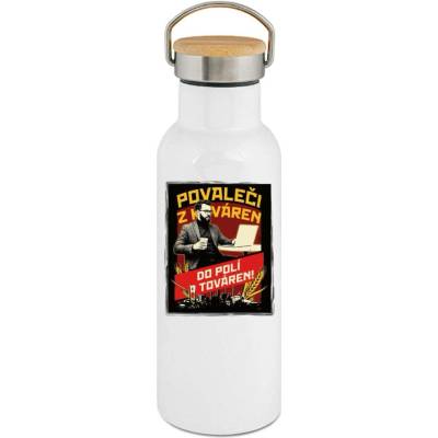 123TRIKO termoska Povaleči z kaváren, do polí a továren, v8 500 ml motorka