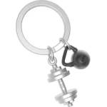 Metalmorphose Ключодържател Metalmorphose, Dumbbell (MTM320-01)