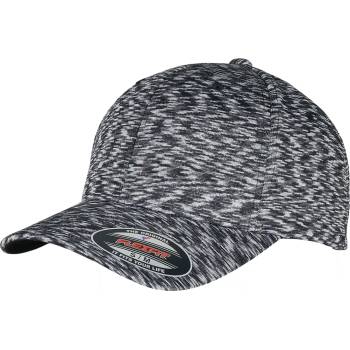 Urban Classics Шапка с козирка в тъмносиво Stripes Melange Flexfit UB-6277SM-01417 - Тъмносив, размер S/M