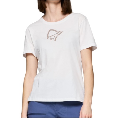 Norrøna Дамска тениска Norrøna Women's /29 Cotton Activity Embroidery T-shirt - Pure White (916-1079-0512)