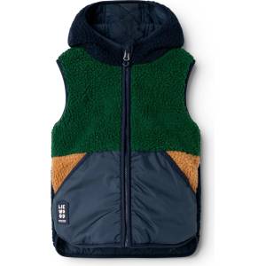LIEWOOD Детски поларен елек LIEWOOD Kid's Diana Reversible Vest Fleece vest - Classic Navy Mix - размер 98 (EU) (703-7286-0114)