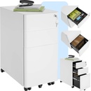 TecTake 405235 pojazdná kartotéka parvus biela