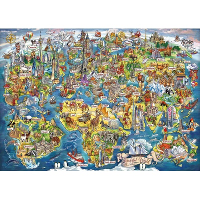 Gibsons - Puzzle Wonderful World - 1 000 piese