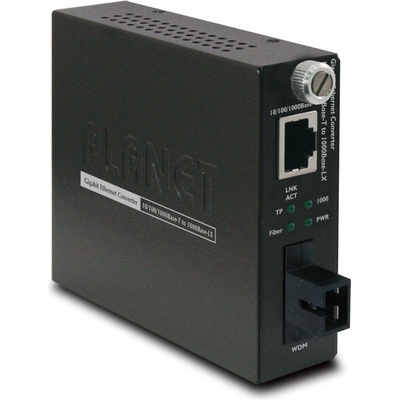 PLANET GST-806B60 мрежов медиен конвертор 2000 Мбит/с 1550 nm Черен (GST-806B60)