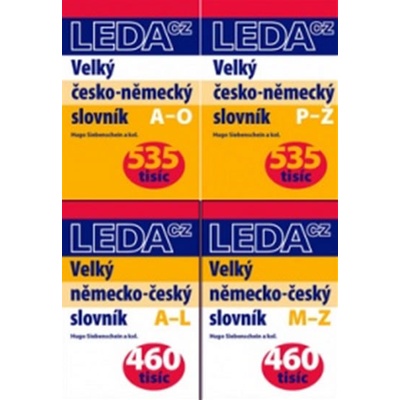 Velký ČN-NČ slovník - sada 4 knih - Siebenschein a kol.