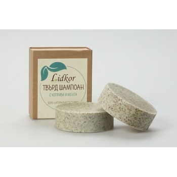 Lidkor Твърд шампоан с Коприва и Мента