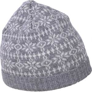 Albmerino Мъжка зимна шапка (beanie) Albmerino Mütze Norweger Beanie - Grau / Natur Melange - размер 54-56 cm (904-4634-0211)