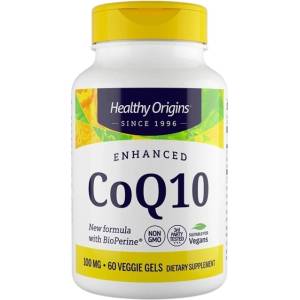 Healthy Origins Coenzyme Q10 100 mg with BioPerine [60 Гел капсули]