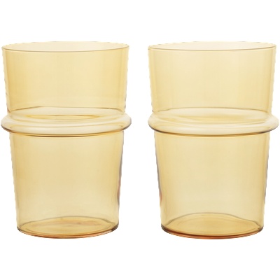 Ferm Living Boya Чаши 450 ml жълти, 2 бр (1104270916)