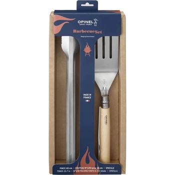 Opinel Комплект за барбекю Opinel - 3 Piece Premium Barbecue Set (002731-pe)
