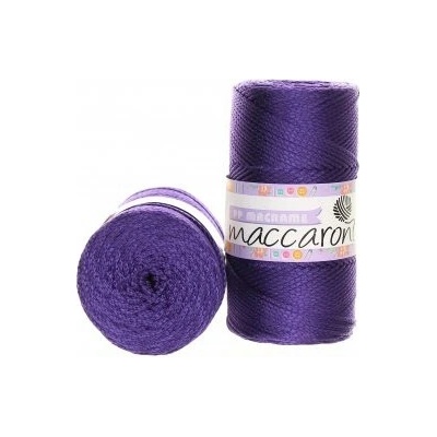 Maccaroni PP Macrame 26 tmavě fialová