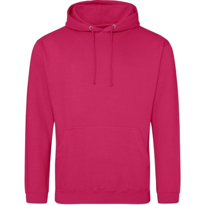 Just Hoods mikina College Svetlá fuchsiová