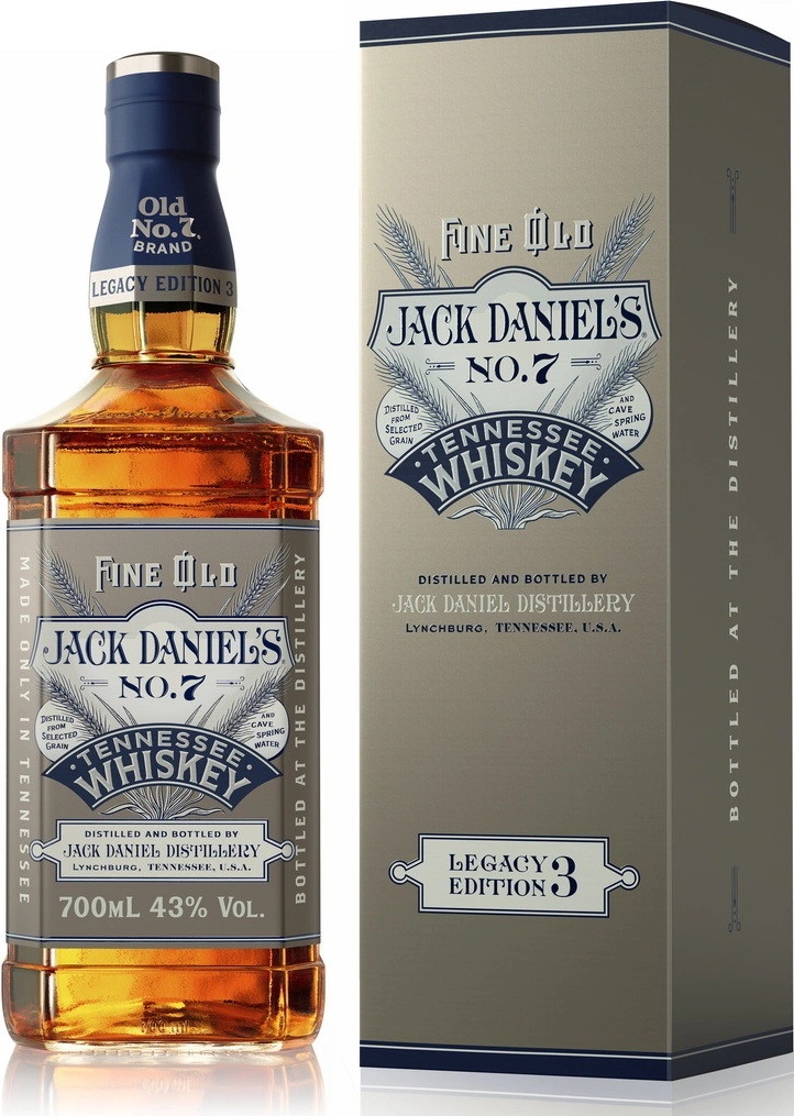 Jack Daniel's Legacy edition 3 43% 0,7 l (holá láhev) od 610 Kč