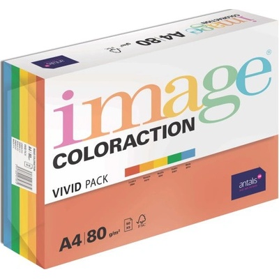 papír barevný Color A4 80 gr 5x20 syté barvy