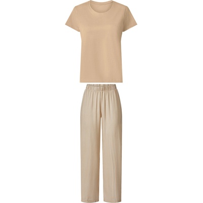 esmara Dámské pyžamo světle hnědá – Zboží Dáma