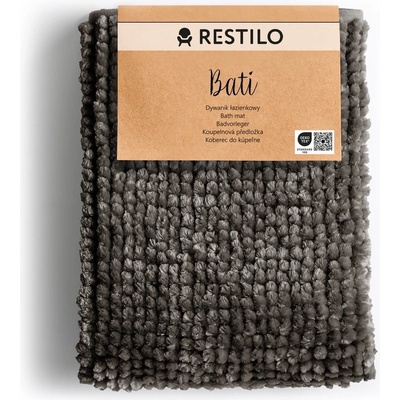 Restilo Тъмносив килим за баня 70x120 cm Bati - Restilo (190000664)