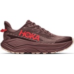 HOKA Дамски маратонки HOKA Women's Challenger 8 GTX Trail running shoes - Black / Varsity Burgundy - размер 38 2/3 (123-2354-0416)