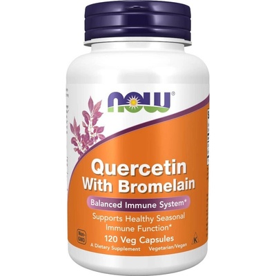 Now Foods Quercetin a Bromelain 120 kapsúl