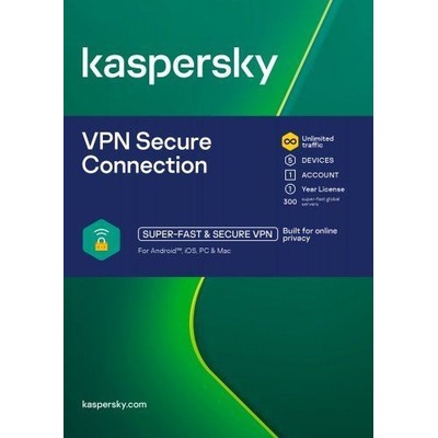 Kaspersky Secure Connection, 5 lic. 1 rok (KL1987ODEFS)