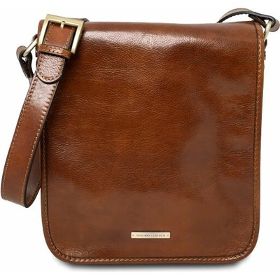 Tuscany Leather TL Messenger Čierna