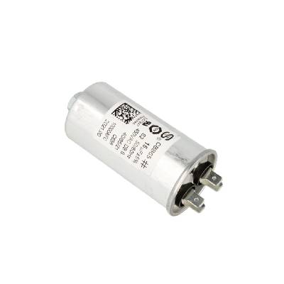 Rozběhový kondenzátor 15.0 uF ( 15uf ) 450V 50/60Hz CBB65, konektory faston 6.3mm, motorový běhový kondenzátor