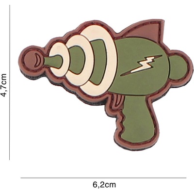 Gumová nášivka 101 Inc Spacegun - multicam
