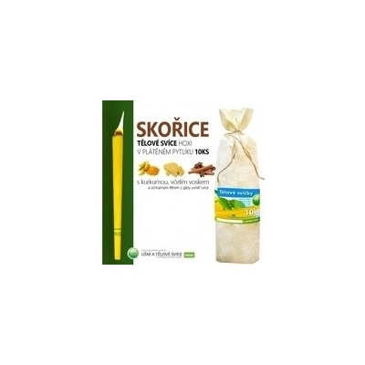 HOXI Tělové svíce se skořicí 10 ks