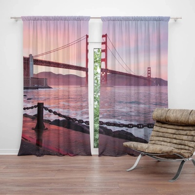 Sablio Záves Golden Gate: 2 ks 140x250 cm