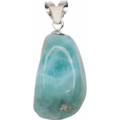 Nefertitis Larimar přívěsek tamblovaný AA kvalita stříbro č. 21 NF63982