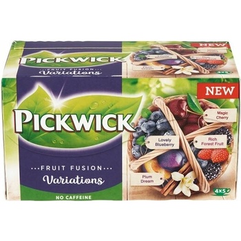 Pickwick Fruit Fusion Variations výber ovocno bylinných čajov 20 ks 38,75 g