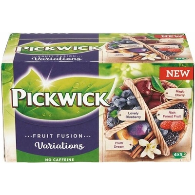 Pickwick Fruit Fusion Variations výber ovocno bylinných čajov 20 ks 38,75 g