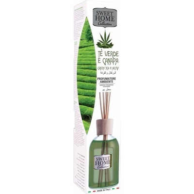 Sweet Home Aroma difuzér Zelený čaj a Konopí 100 ml