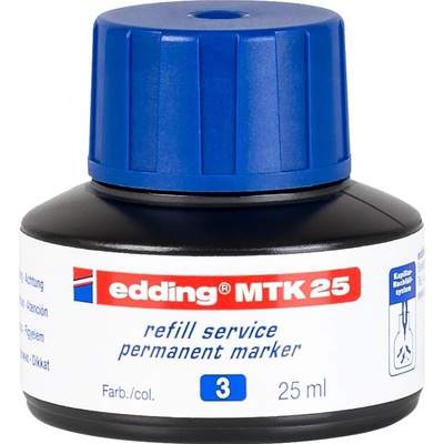 Edding MTK25 Inkoust pro permanentní fixy modrý