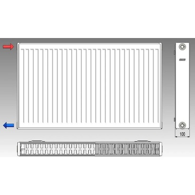 Korad Radiators 22K 400 x 700 mm