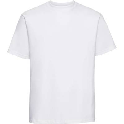 Russell Athletic 215m / Тениска от плътен памук - бяла 4xl (10215m00114)