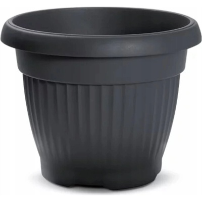 PlasticFuture Květináč Terra I antracit, 50 cm