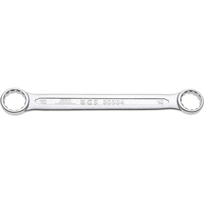 BGS Technic Obojstranný očkový kľúč veľmi plochý 14 x 15 mm BGS 30334