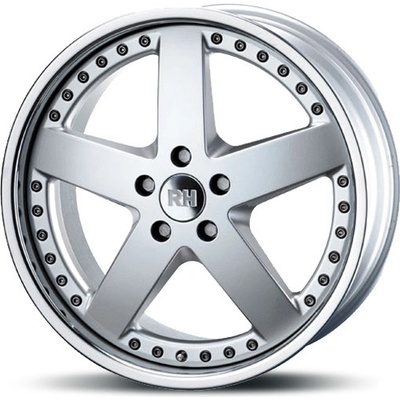 RH RIMS RAT Exclusiv 8,5x19 5x112 ET49 silver with stainless lip