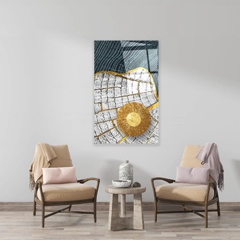 Art gift Стъклено АРТ пано - Слънце в мозайка