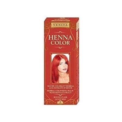 Venita Henna Color barvící balzám na vlasy 9 Jasně červený 75 ml