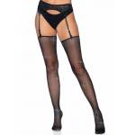 Leg Avenue Чорапи с жартиерен колан Leg Avenue Rhinestone 9544