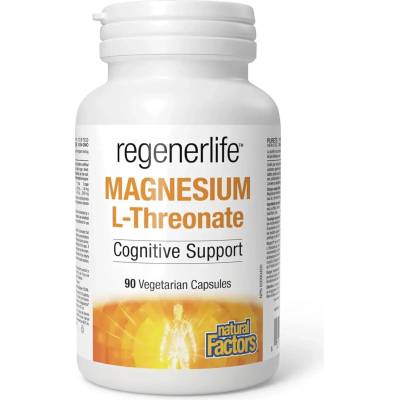 Natural Factors RegenerLife Magnesium L-Threonate, 90 капсули, Natural Factors (1907 NF)