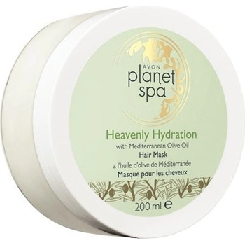 Avon Planet Spa (Heavenly Hydration with Mediterranean Olive Oil Hair Mask) hydratační maska na vlasy s olivovým olejem 200 ml