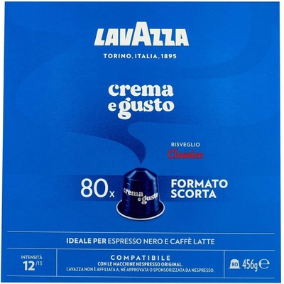 Lavazza Crema e Gusto Alu Kapsule do Nespresso 80 kusov