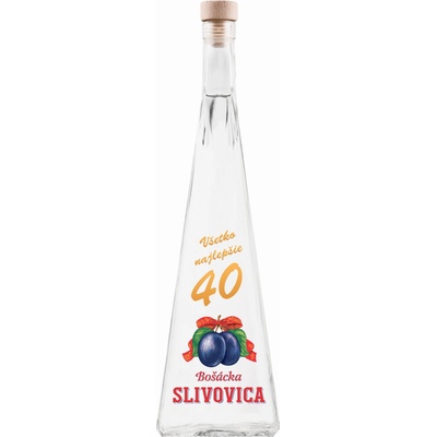Bošácka Slivovica Jehlan 40tka 52% 0,5 l (holá láhev)