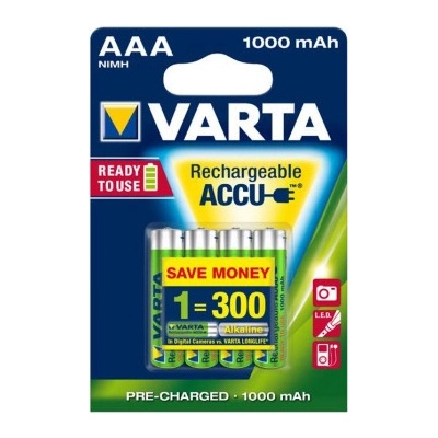 Varta Power AAA 1000 mAh 4ks 5703301404