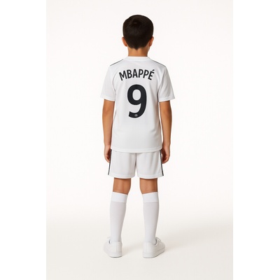 dresyonline dres MBappé Real Madrid komplet biely