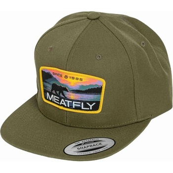 Meatfly шапка с козирка Flanker Snapback Yellow Alaska / Buck | Жълта Meatfly | Zhalt | МЪЖЕ | ONE SIZE